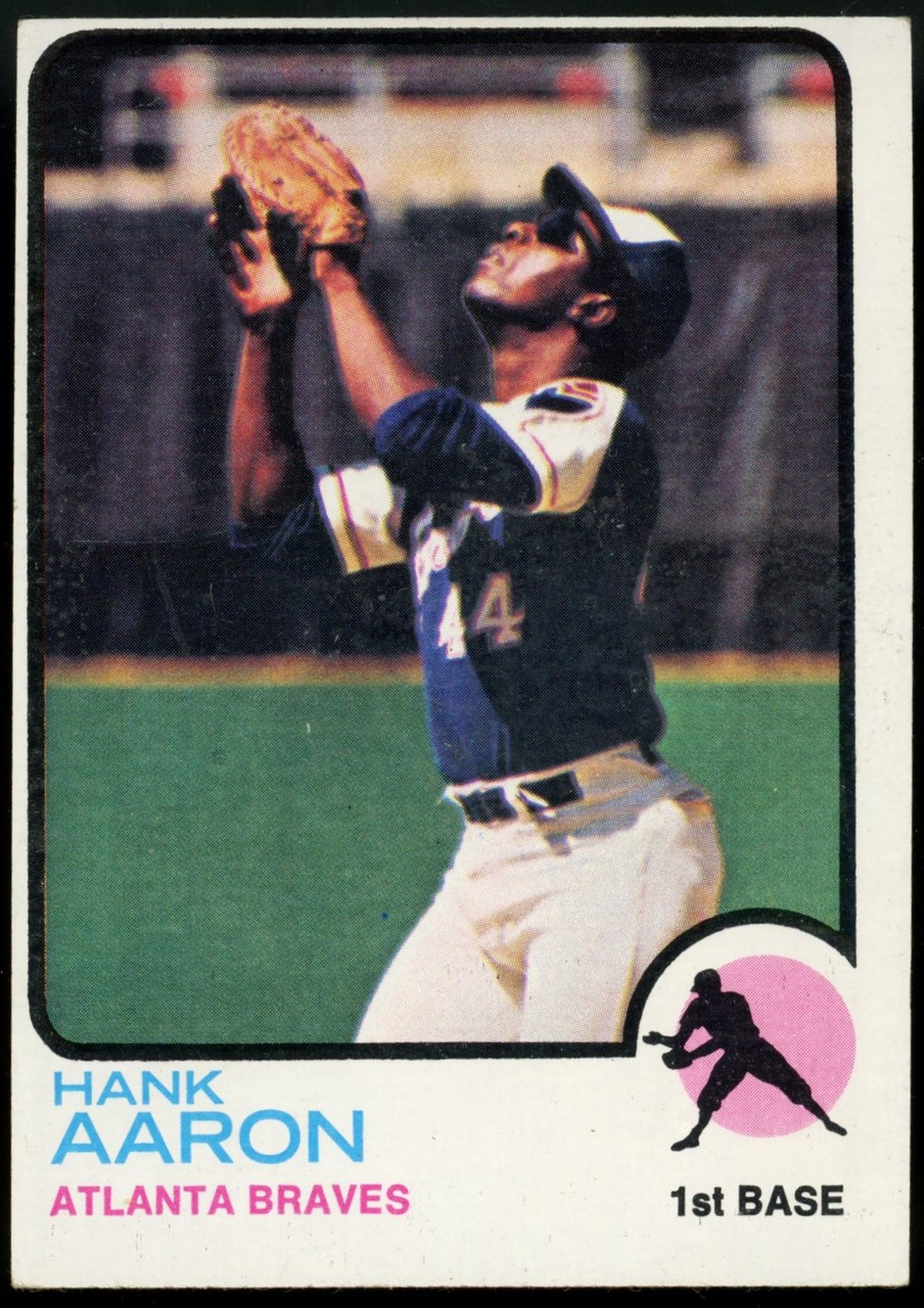 1973 Topps Hank Aaron EX O/C #100 - Legends Fan Shop