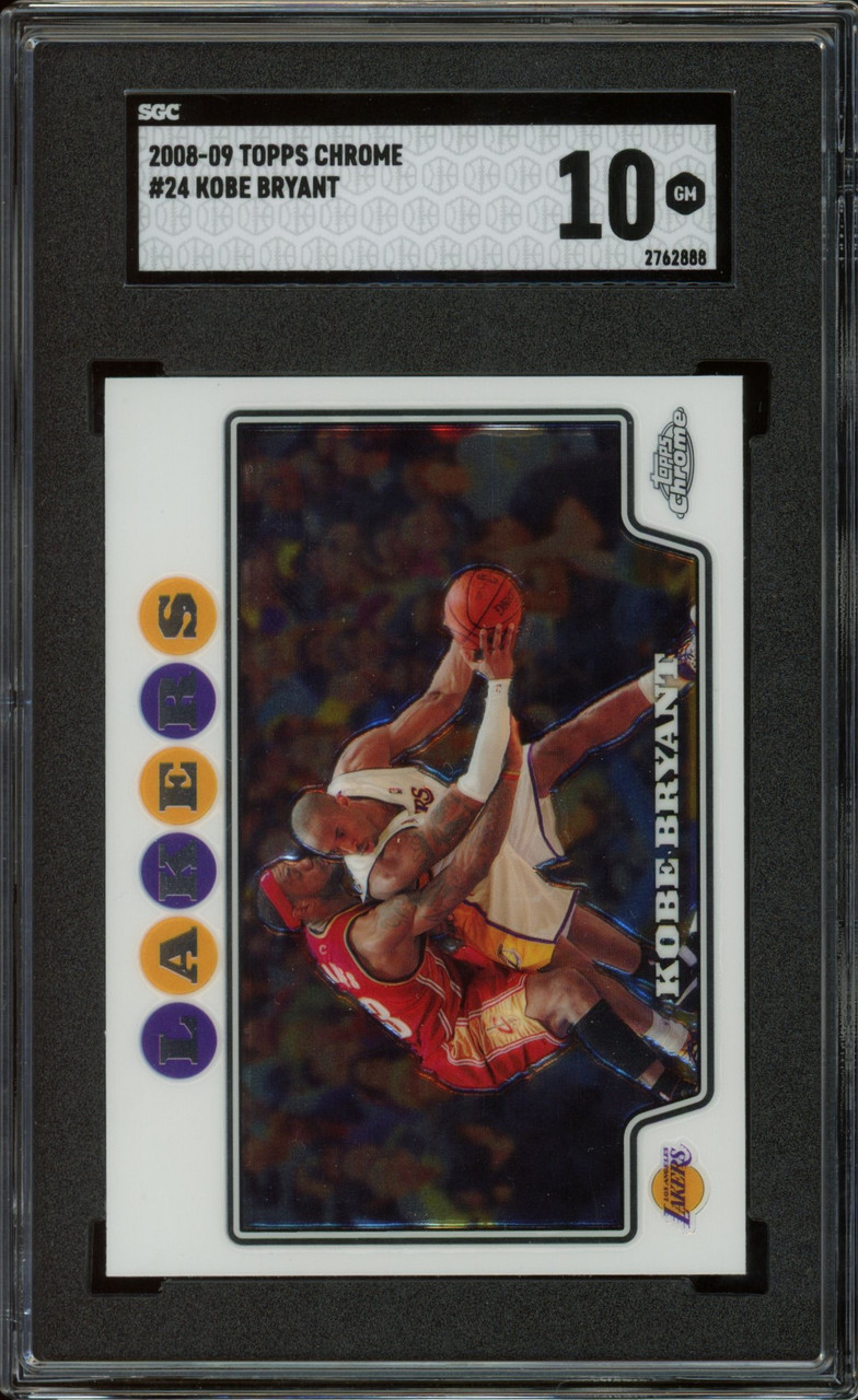 2008-09 Topps Chrome Kobe Bryant #24 SGC 10 Gem MT