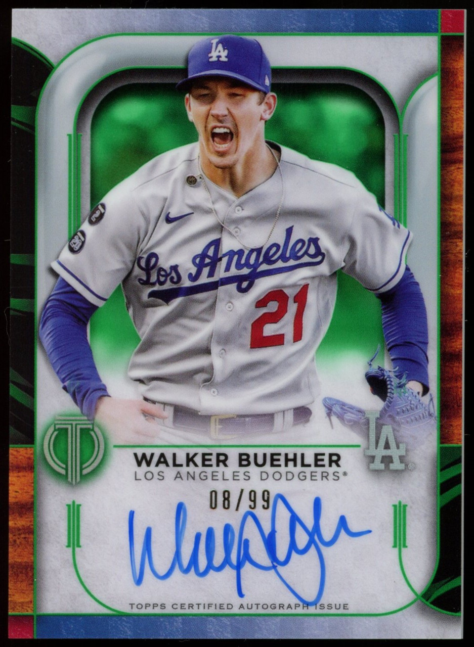 Walker Buehler Autographed Blue Authentic Dodgers Jersey