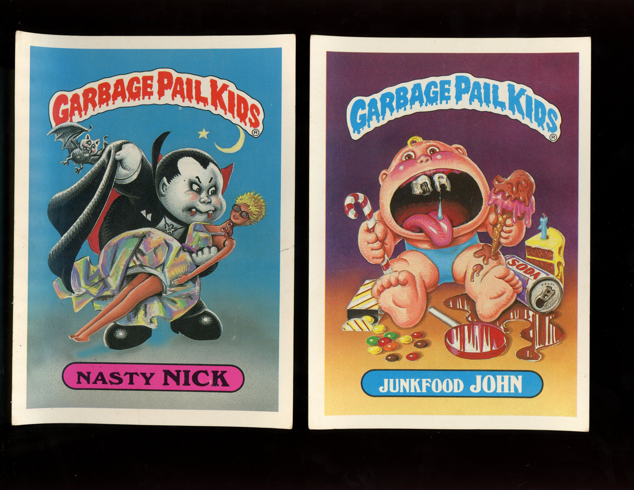 1986 garbage pail kids cards