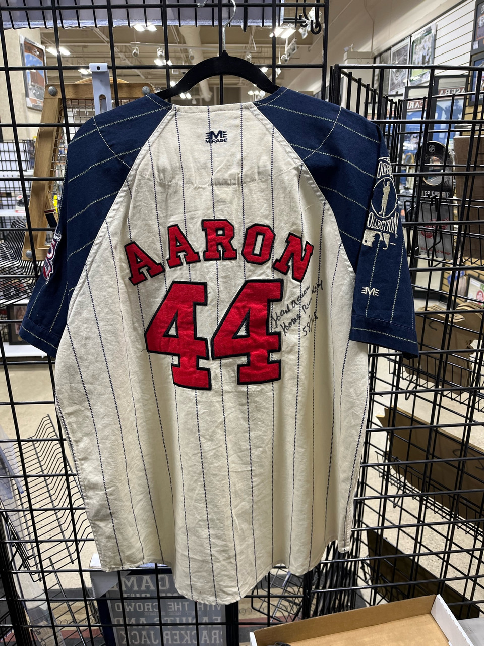 Hank Aaron Signed Authentic Mitchell & Ness Throwback Braves Jersey (JSA  ALOA)