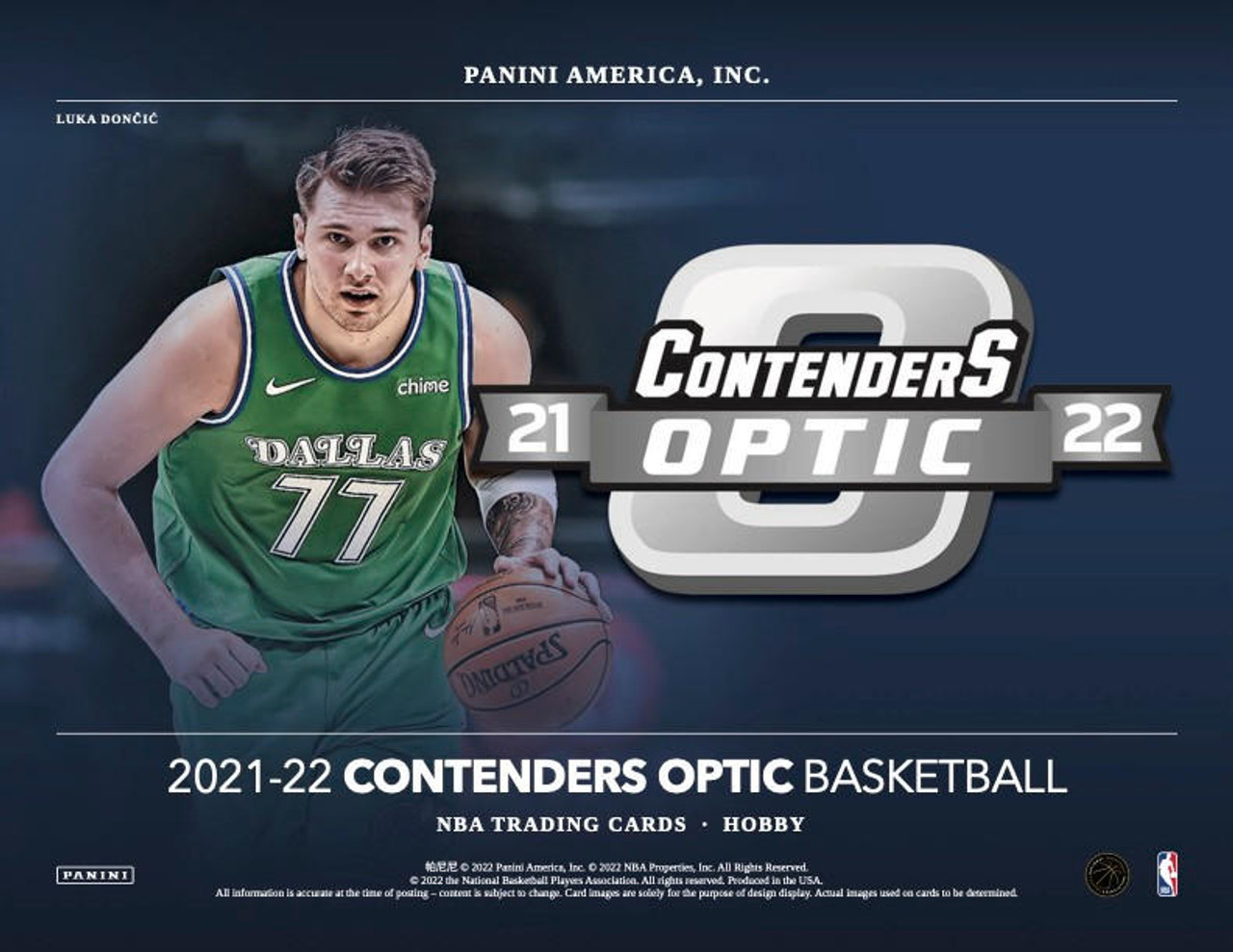 2021/22 Panini Contenders Optic Basketball Hobby Box