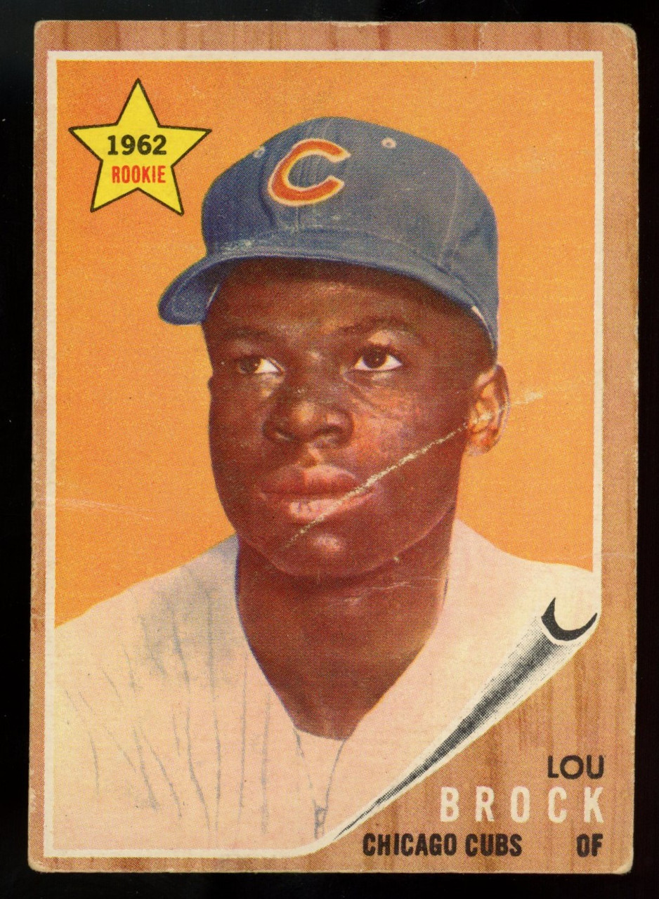 1962 Topps - [Base] #387 - Lou Brock [Poor to Fair]