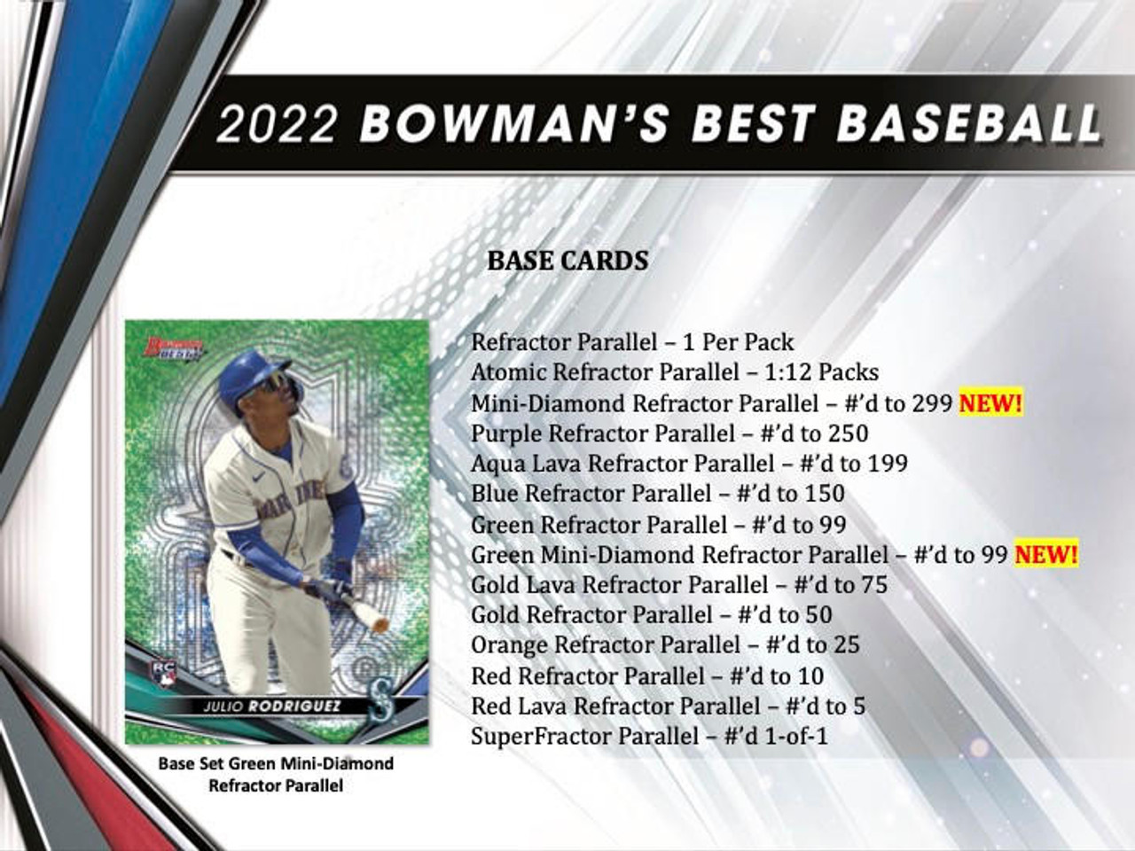 2022 Bowman's Best Baseball Hobby Box