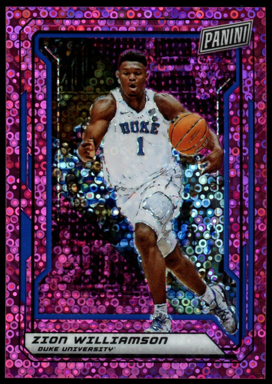 2019 Panini The National Zion Williamson Pink Disco RC /50 #94