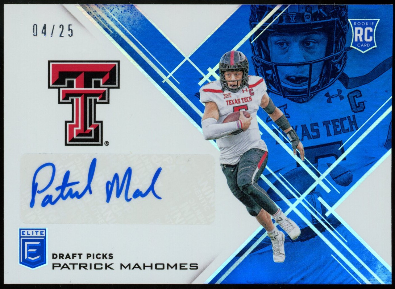 Mahomes auto NFL カード