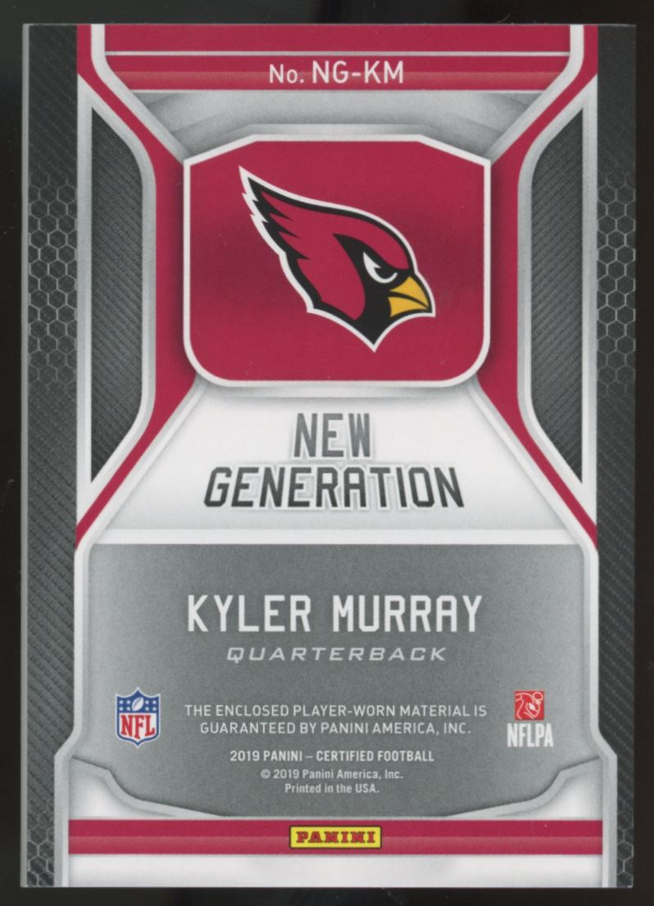 2019 Panini Certified Kyler Murray New Generation Jersey Patch