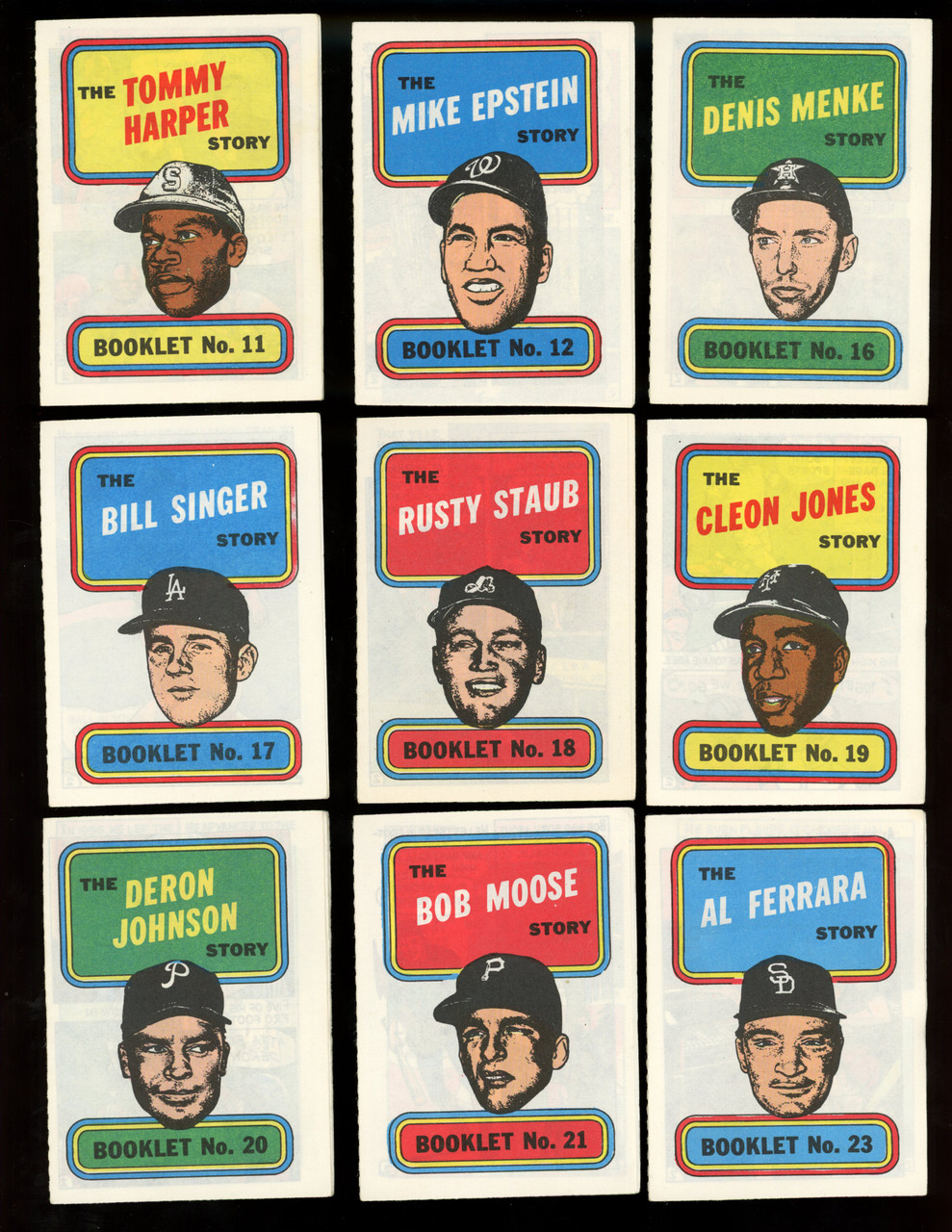 1970 Topps - Booklets Baseball - Gallery