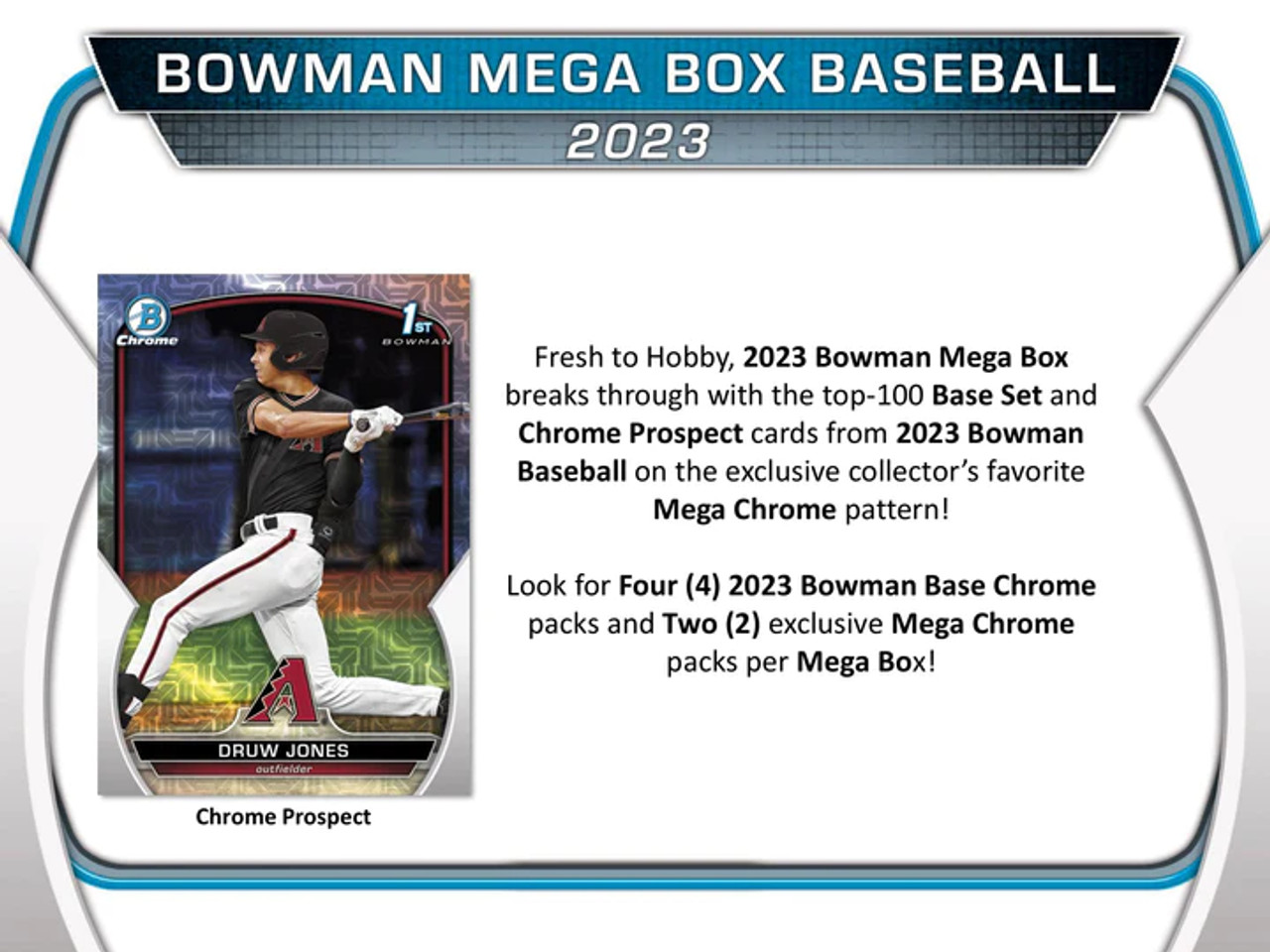  2023 Topps Bowman Baseball MLB Retail Pack - 1 Pack