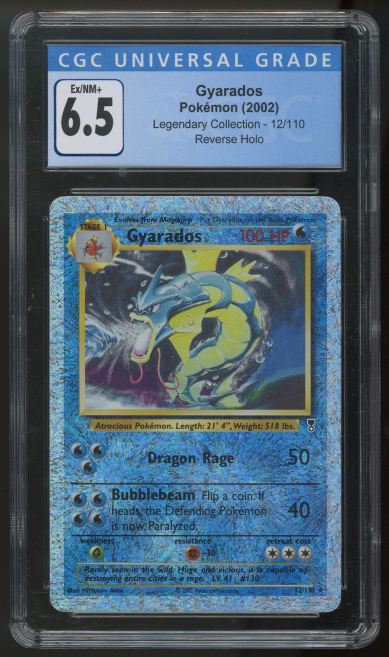 Pokemon Gyarados Legendary Collection Reverse Holo #12/110 CGC 6.5