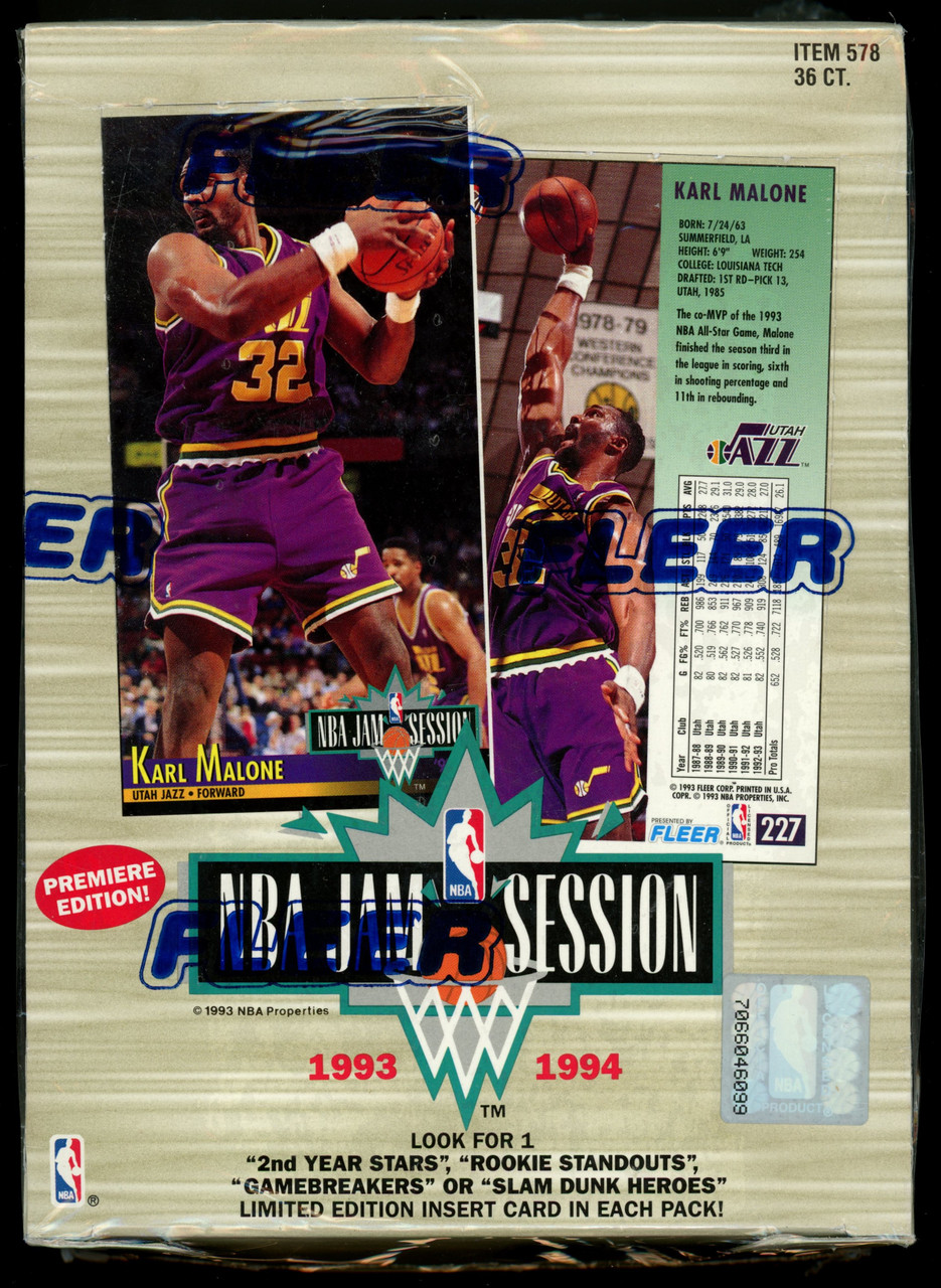 1993/94 Fleer NBA Jam Session Basketball Box Factory Sealed