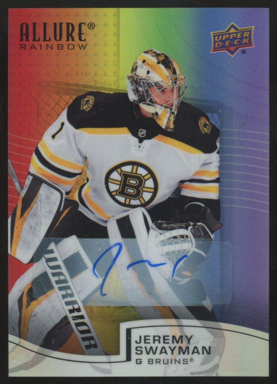 Jeremy Swayman Boston Bruins Autographed 2021-22 Upper Deck