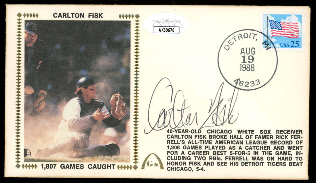 Carlton Fisk Memorabilia, Carlton Fisk Collectibles, MLB Carlton