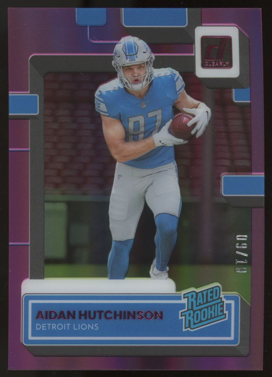 AIDAN HUTCHINSON RC 2022 Panini Instant Draft Night ROOKIE /3171#2 NFL Lions