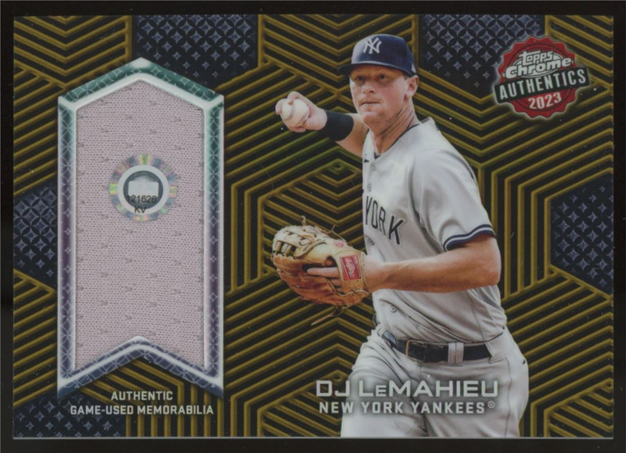 2023 Topps Chrome DJ LeMahieu Authentics Relic Gold /50 #TCA-DL - Legends  Fan Shop