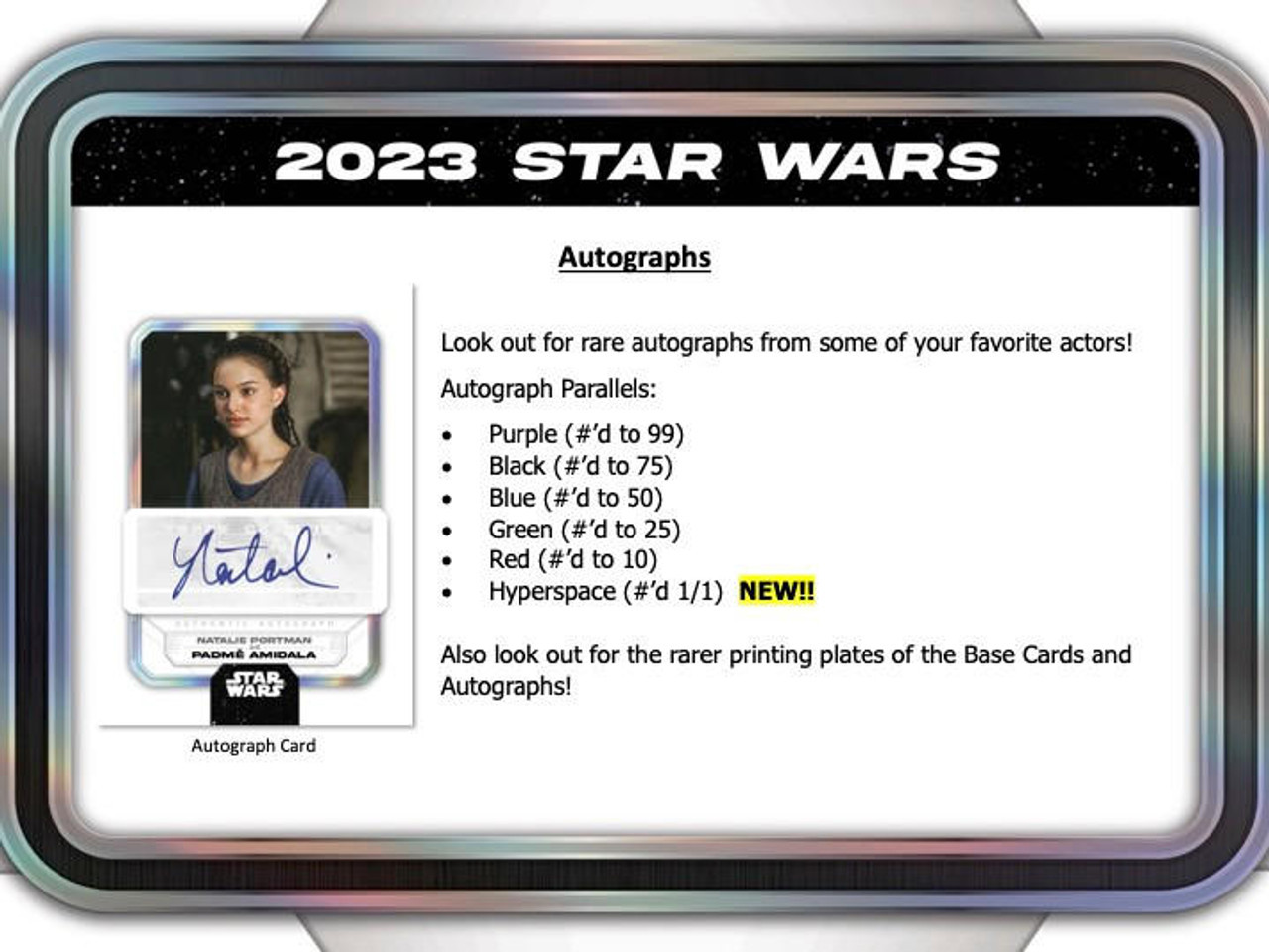 2023 Topps Star Wars Flagship Hobby Super Box - Legends Fan Shop