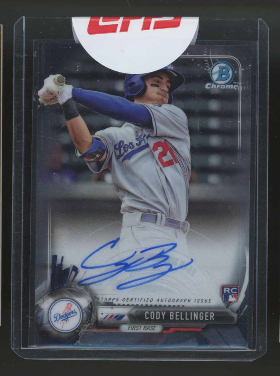 Cody Bellinger 2017 Topps Bowman Chrome Rookie Card