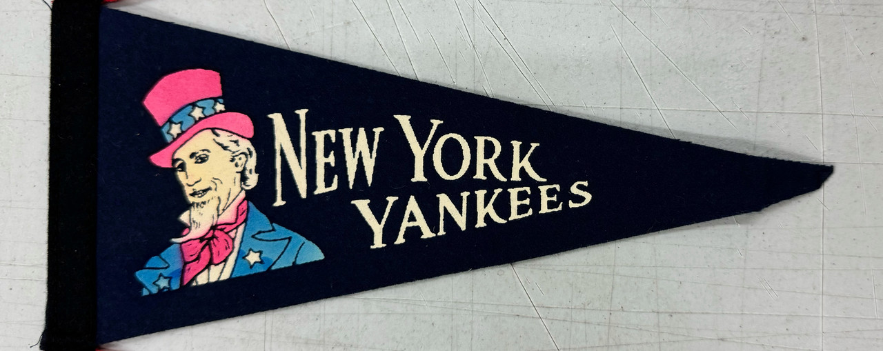 NEW YORK YANKEES VINTAGE 1970s MLB BASEBALL PENNANT