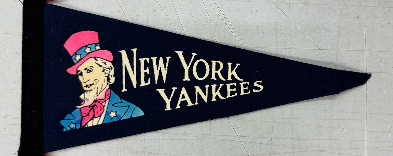 1950's NY New York Yankees Pennant Baseball Mlb Vintage 