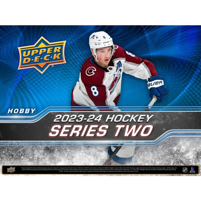 2023/24 Upper Deck Series 2 Hockey Hobby Box - Legends Fan Shop