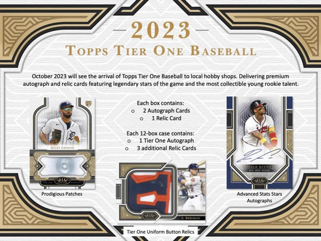 2023 Topps Tier One Baseball Hobby Case (12)