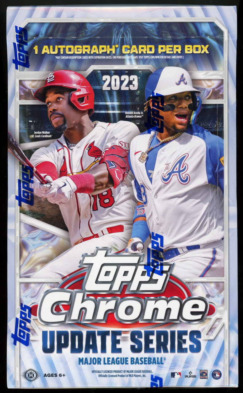2021 Topps Chrome Update Series Baseball Checklist, Box Info