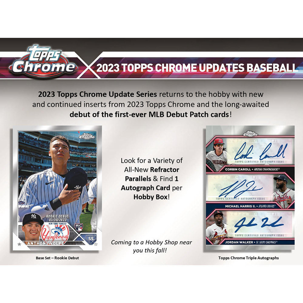 2023 Topps Chrome Update Baseball Hobby Case (6) - Legends Fan Shop