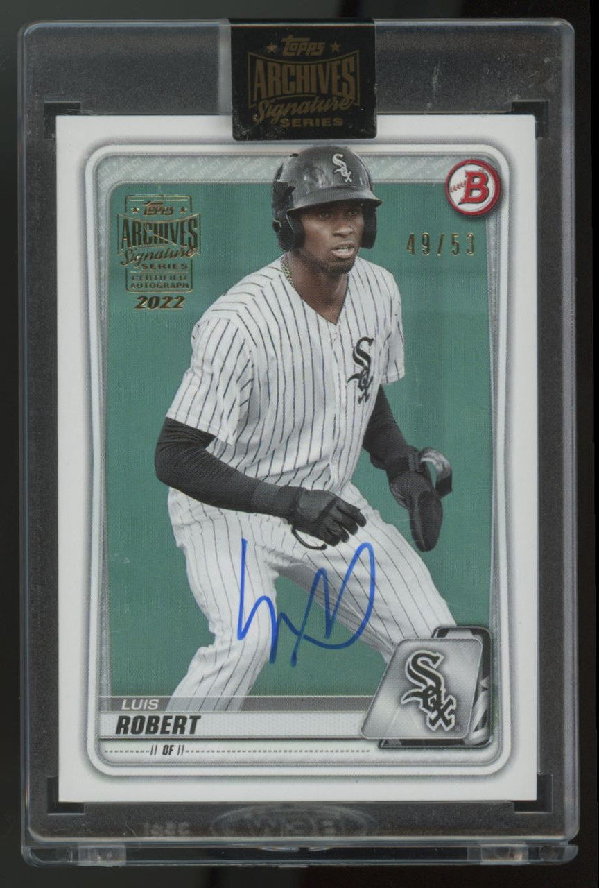 2022 Topps Archives Signature Series Luis Robert Bowman Auto /53 #BP-150