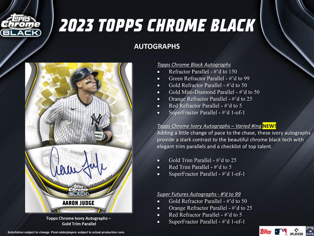 2023 Topps Chrome Black Baseball Hobby Box