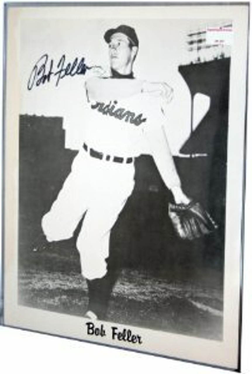 Bob Feller Detroit Tigers Autographed 8X10 Photo