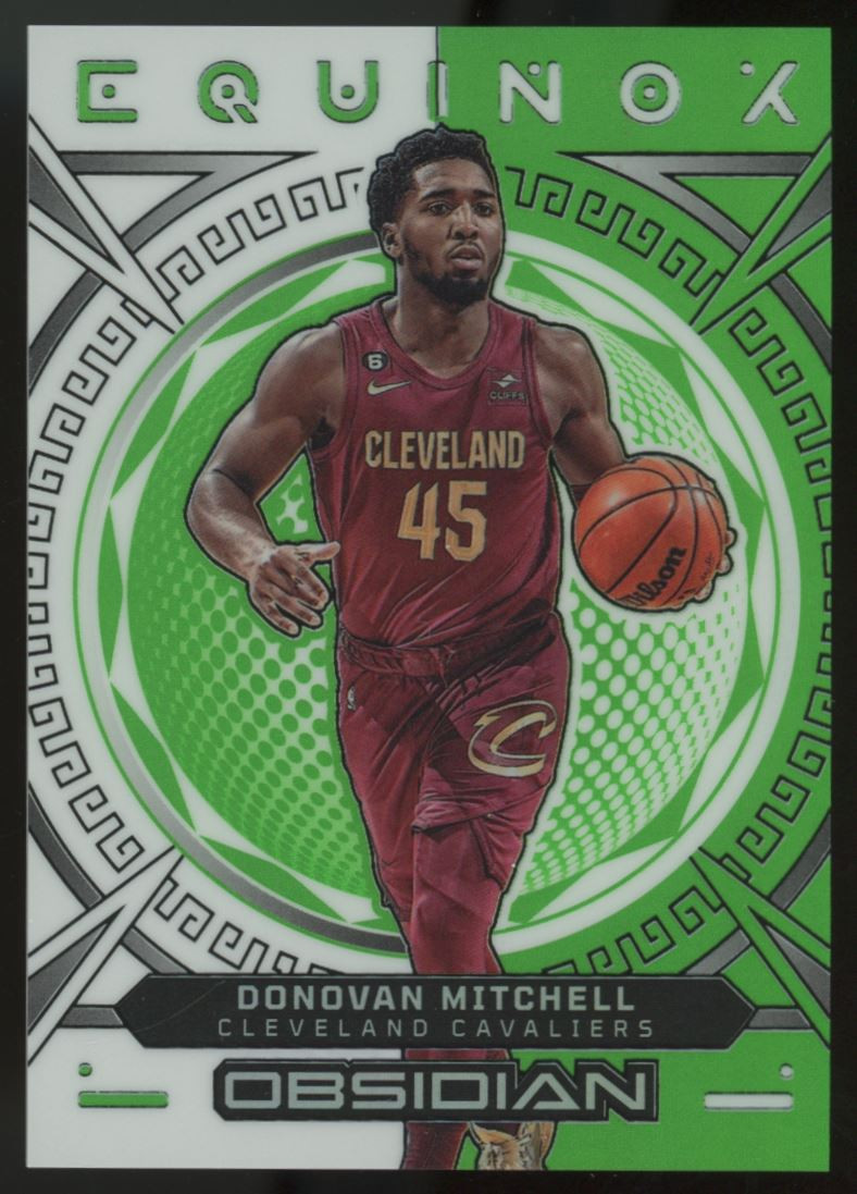 202223 Obsidian Donovan Mitchell Equinox Green /25 30 Legends Fan Shop