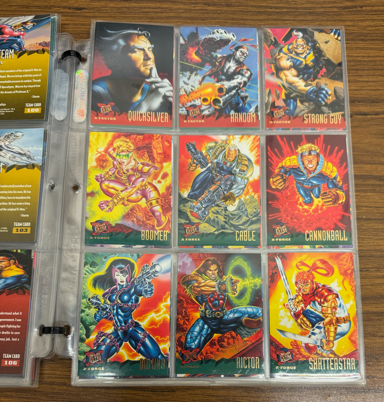 1995 Fleer Ultra X-Men Wolverine Binder New Sealed + Near