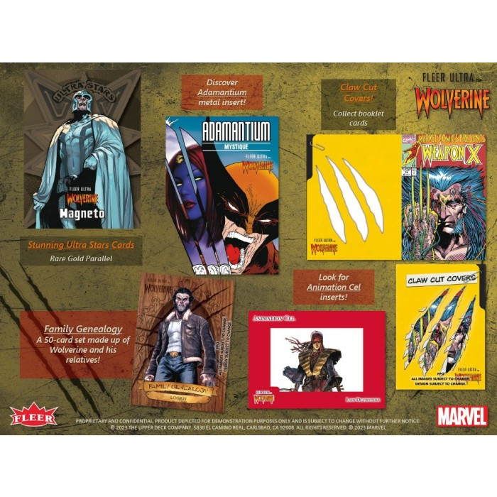 2024 Upper Deck Marvel Fleer Ultra Wolverine Hobby Box - Legends