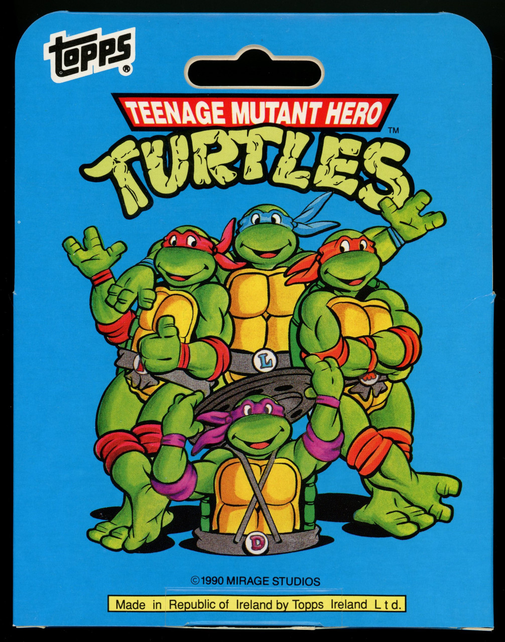 1990 Topps Teenage Mutant Ninja Turtles Collector Set Box 66 Cards