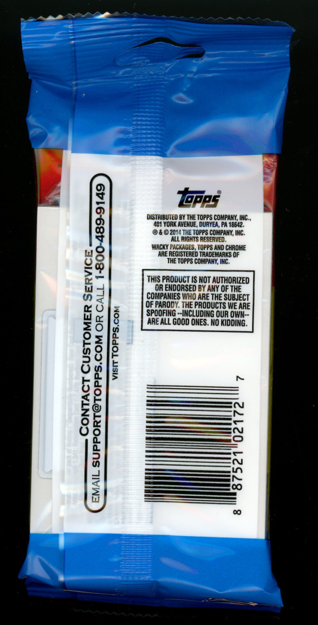 2014 Topps Wacky Packages Chrome Value Pack Factory Sealed