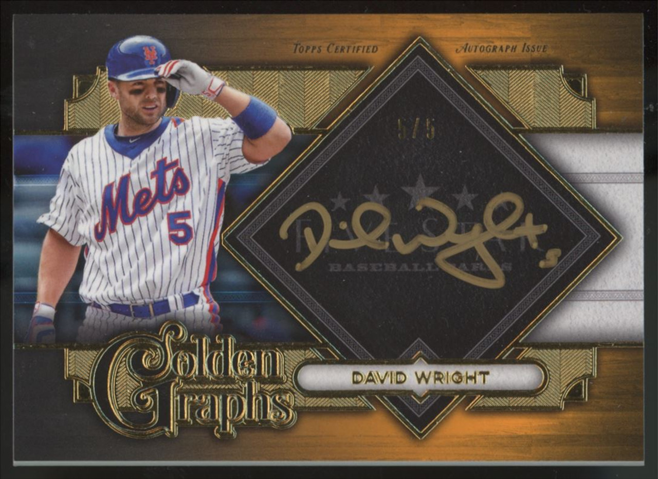 2022 Topps Five Star David Wright Golden Graphs Auto /5 #GG-DW