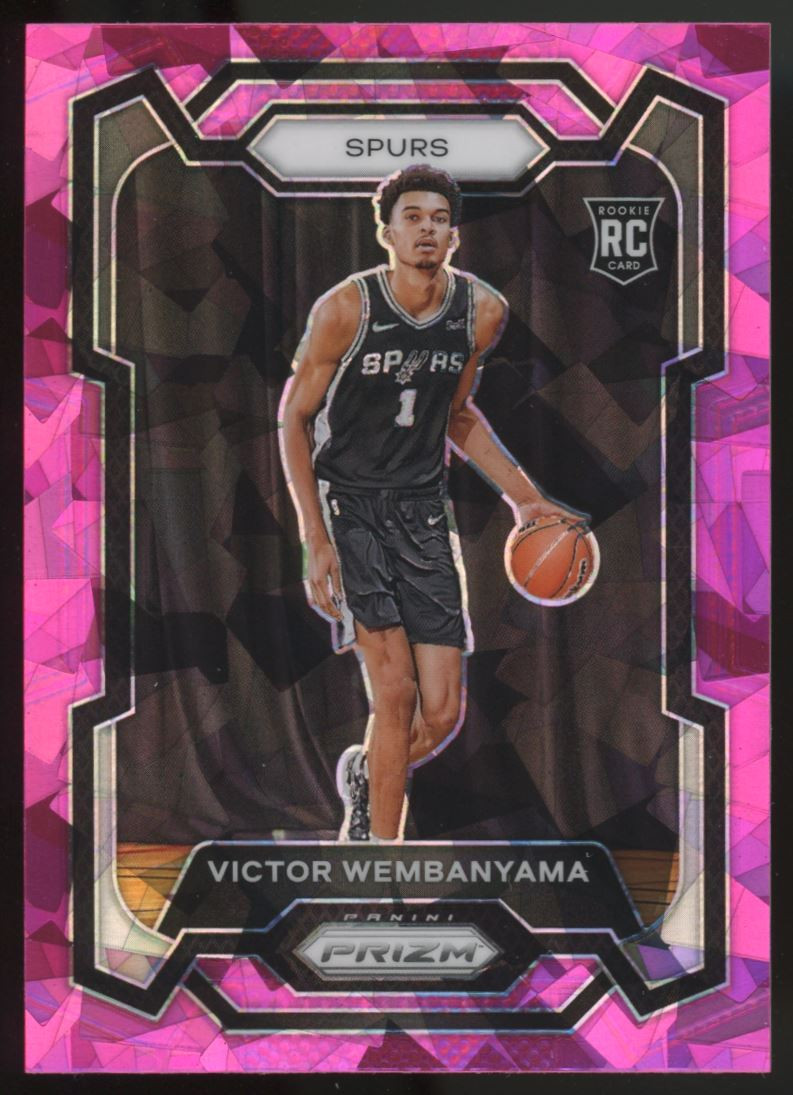 2023-24 Prizm Victor Wembanyama RC Pink Ice #136 - Legends Fan Shop