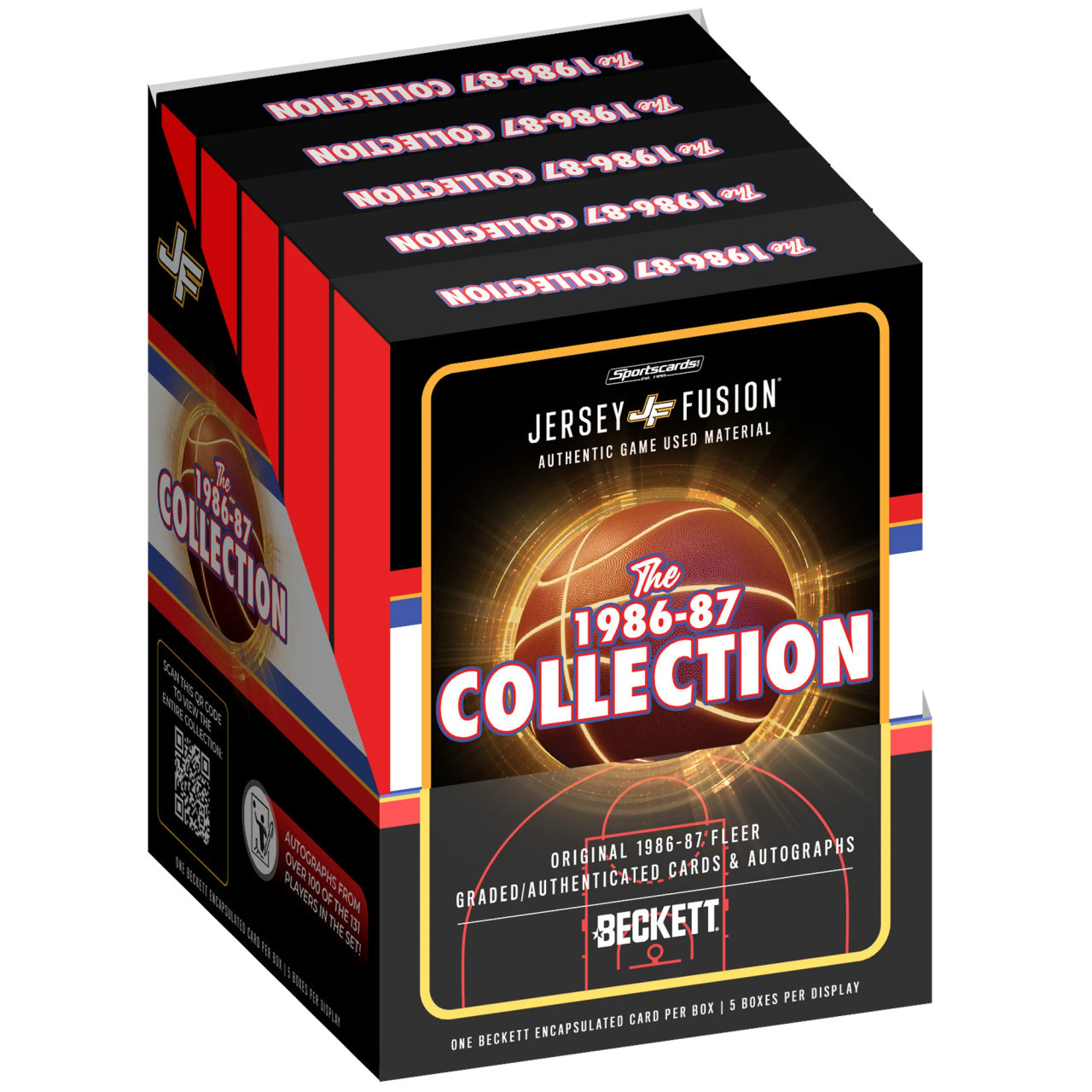 2024 Jersey Fusion 1986-87 Fleer Collection Basketball Box (5