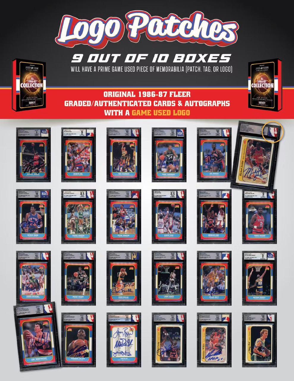 2024 Jersey Fusion 1986-87 Fleer Collection Basketball Box (5