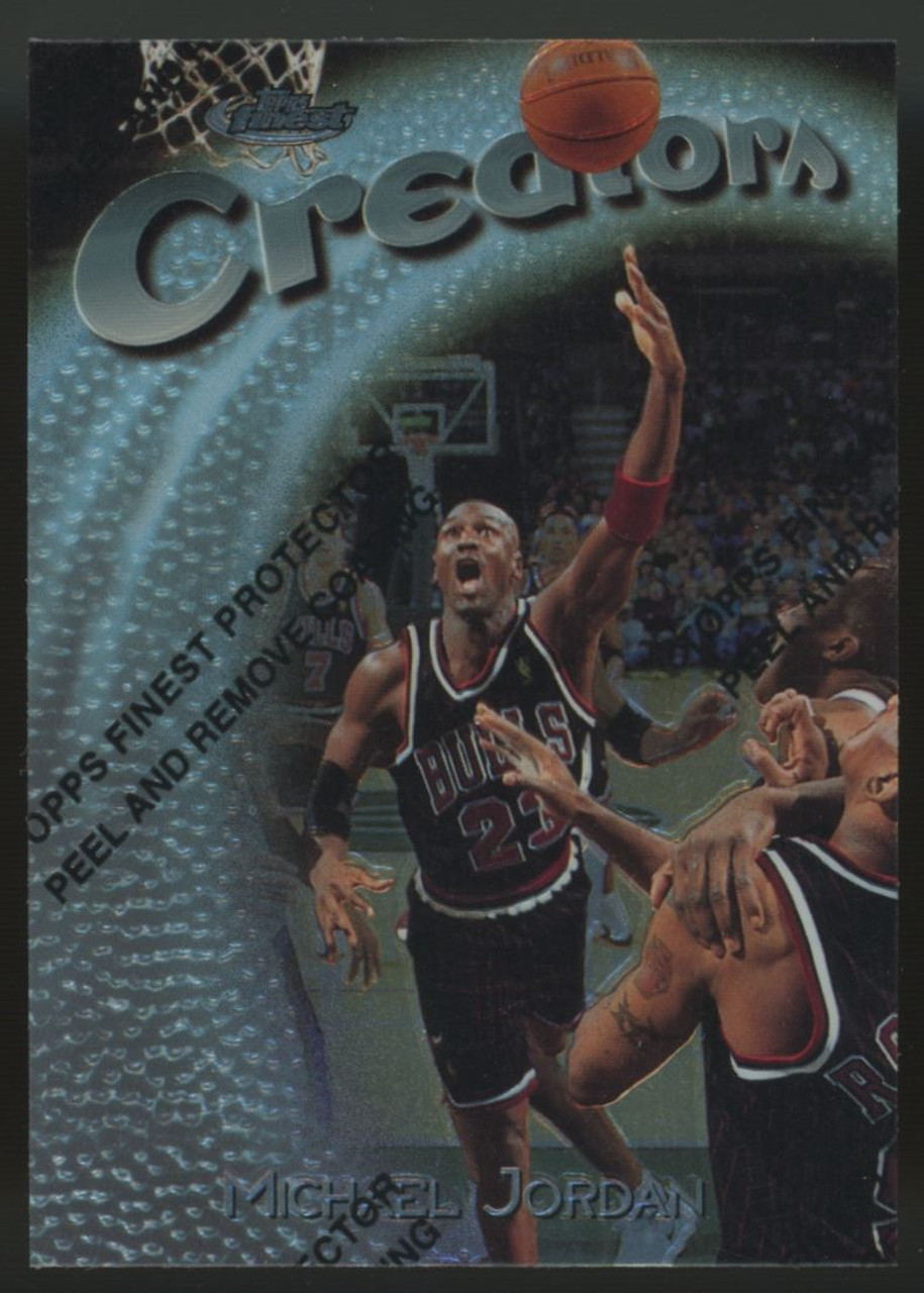その他 1997-98 Topps Finest JORDAN Creators 1997-98 MICHAEL JORDAN FINEST SILVER CREATORS W/COATING SP