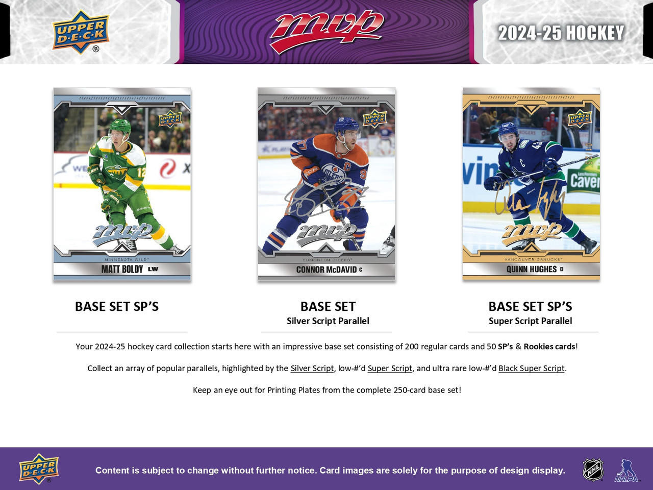 2024/25 Upper Deck MVP Hockey Hobby Box - Legends Fan Shop