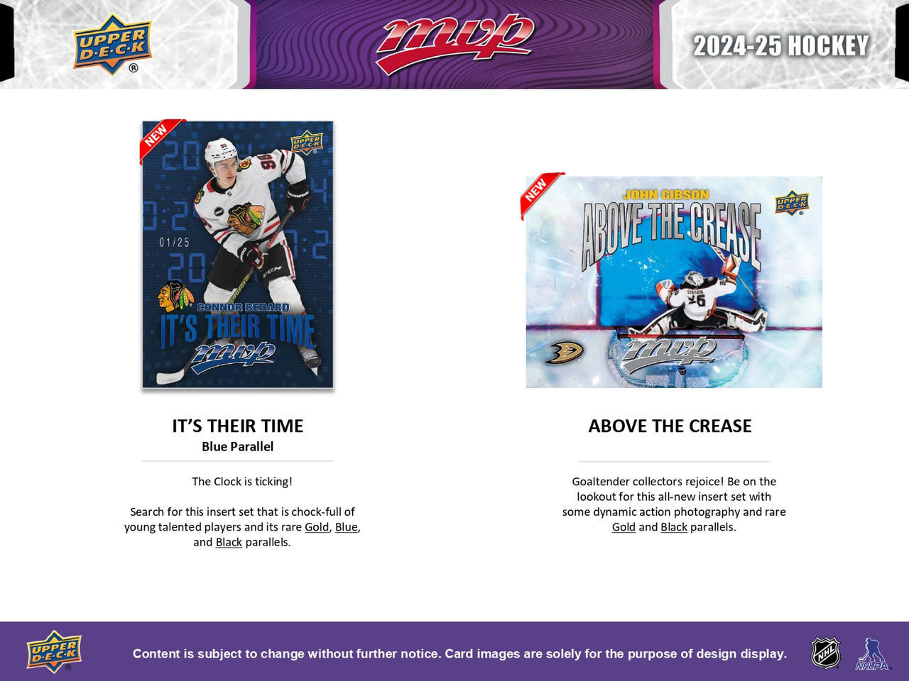 2024MVP・CLASS OF THE MVP・GREATEST 50 セット 2024/25 Upper Deck MVP Hockey Hobby Box - Legends Fan Shop