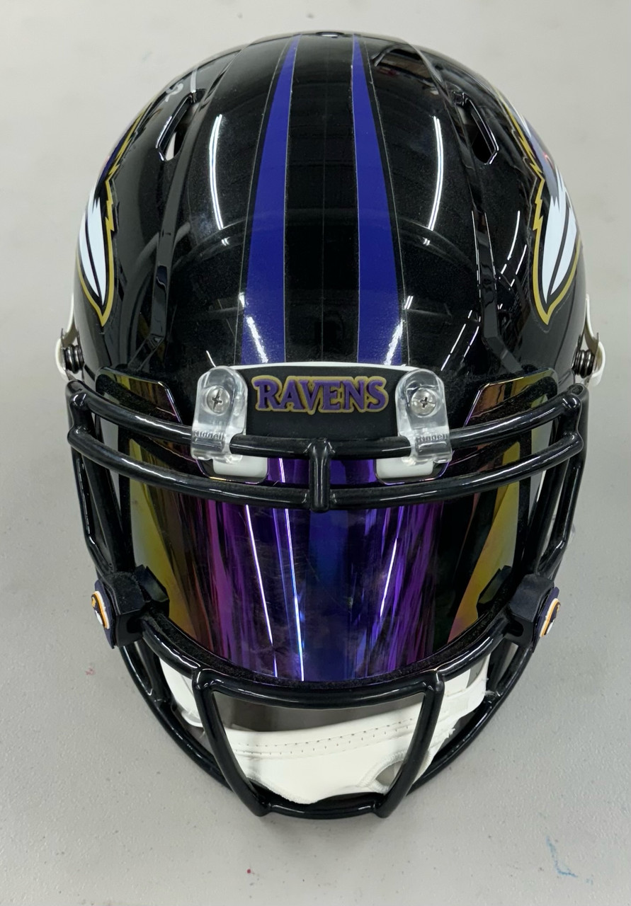 Ray Lewis Signed Autographed FS Authentic Speed Helmet w/ Visor