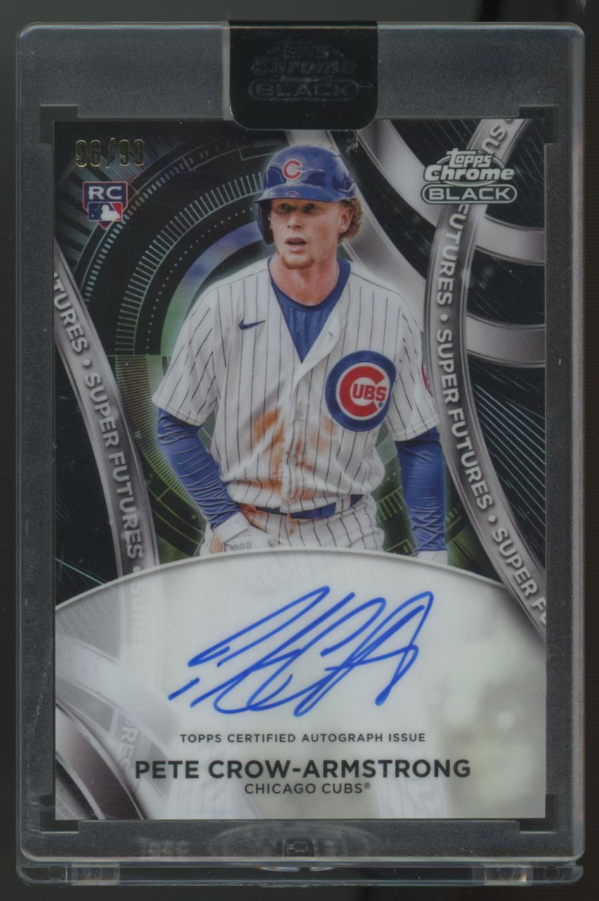 ピート・クロウ・アームストロング サインカード カブスピートクロウ