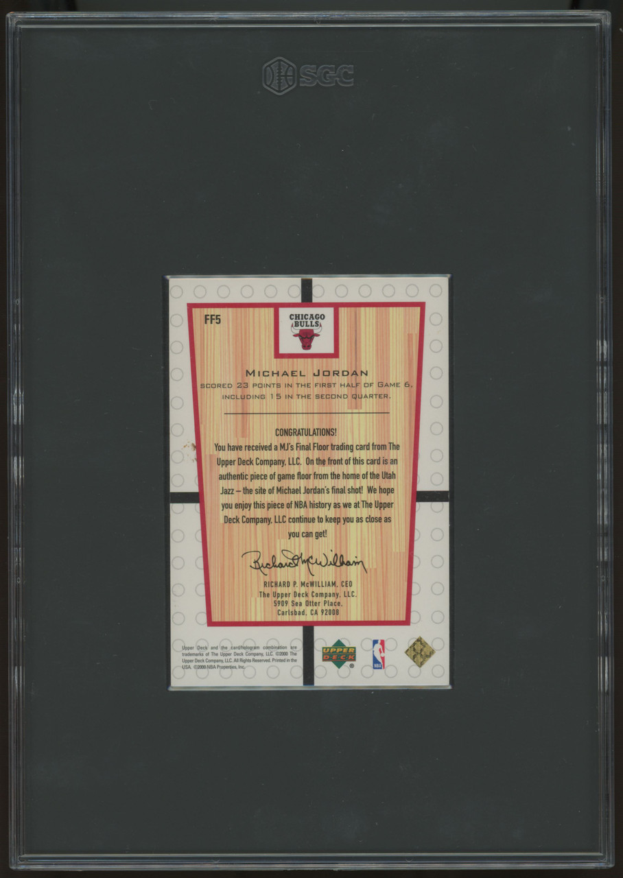 スポーツ選手 2000 UPPER DECK FINAL MICHAELJORDAN #FF5 Michael Jordan 2000 Upper Deck Century Legends MJ's Final