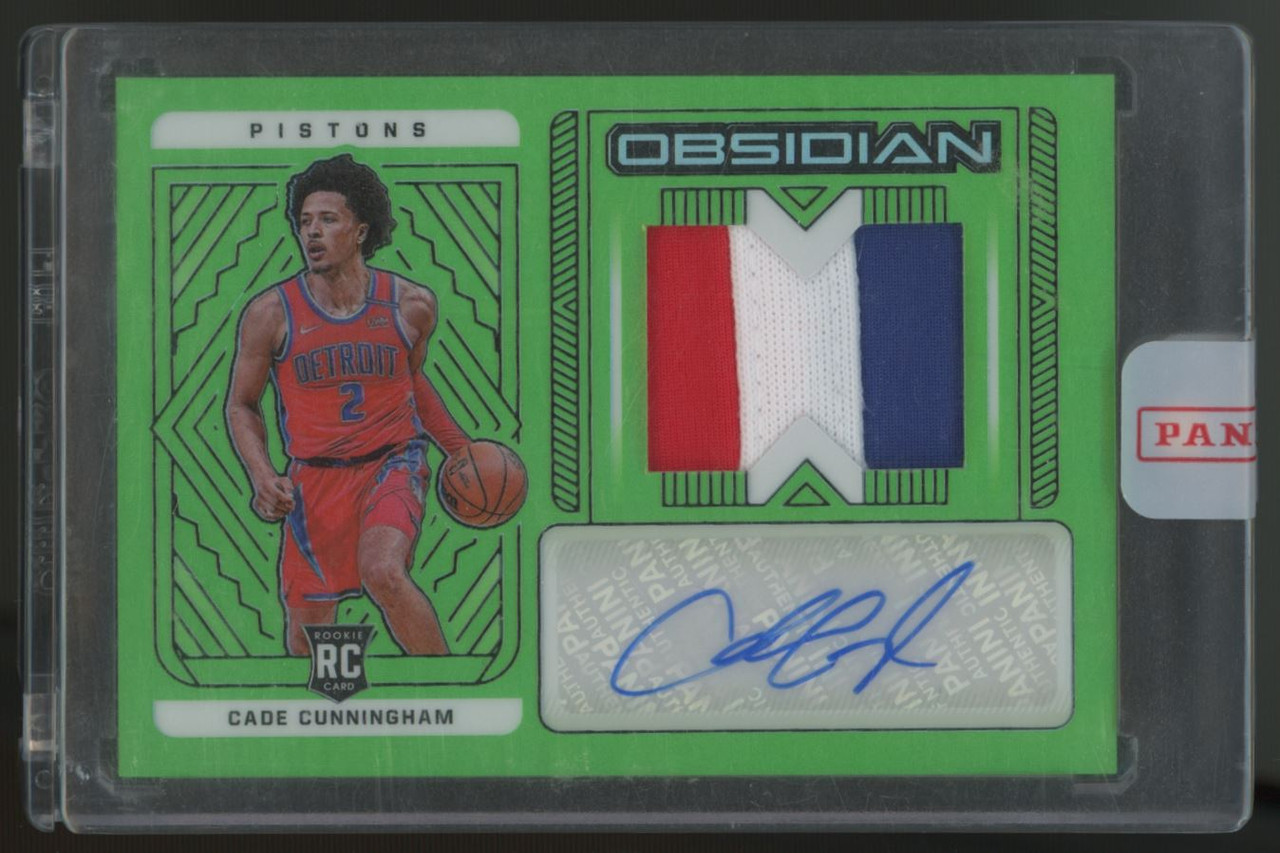 Cade Cunningham GAME USED PATCH AUTO