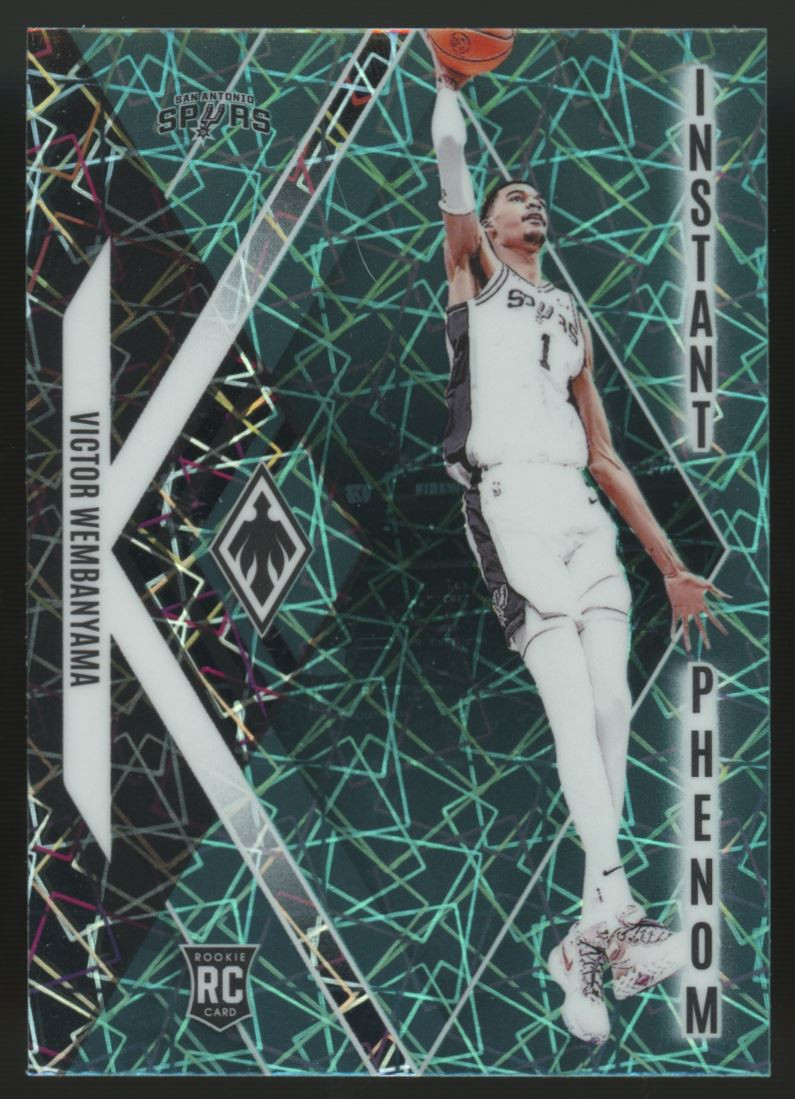 2023-24 Phoenix Victor Wembanyama RC Instant Phenom Teal Lazer #13