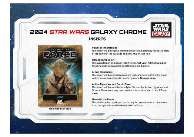 その他 STARWARS star wars topps GALAXY Chrome 2024 Topps Star Wars Chrome Galaxy スターウォーズ クローム