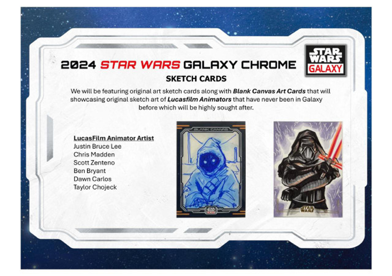 2024 Topps Star Wars Chrome Galaxy Hobby Box - Legends Fan Shop