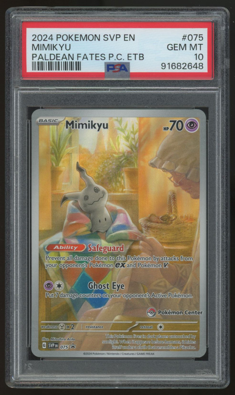 【PSA 10 】ミミッキュ MIMIKYU PROMO PSA 10 Mimikyu SWSH136 Delta Species Celebrations Promo